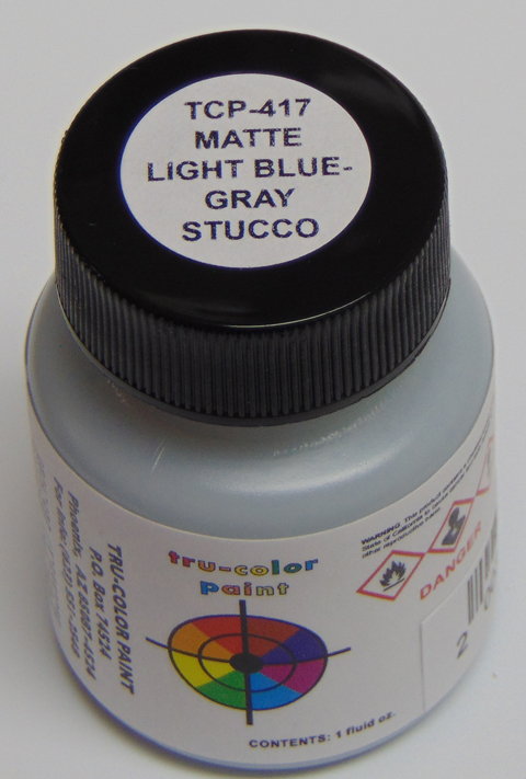 TCP-417 Matte Light Gray-Blue Stucco